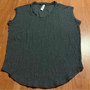 Athleta Cloudlight Rib Stratus Tee | Gray | Small